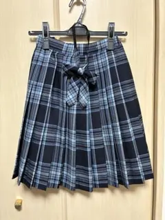 pom ponette チェック柄プリーツスカート　M(150)