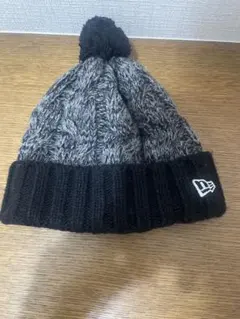NEW ERA ニューエラニット帽 ポンポン付き