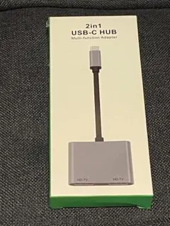 新品)USB C HDMI 変換アダプタ 2-IN-12 画面出力
