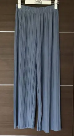 シフォンプリーツスカーチョ　ワイドパンツ