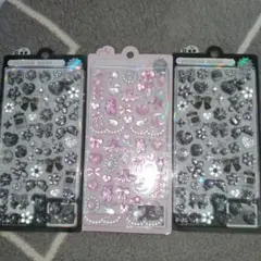 BONBON DROP シールセット 黒２個ピンク1個　 バレリーナ