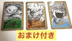 僕のヒーローアカデミア　原画展　箔押しクリアカード　緑谷　爆豪　轟