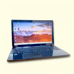 Office2021付✨SSD搭載 東芝ノートパソコン メモリ8GBで快適 黒のサムネイル