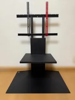 EQUALS テレビスタンド WALL V3 LOWTYPEサテンブラック棚板付 - メルカリ