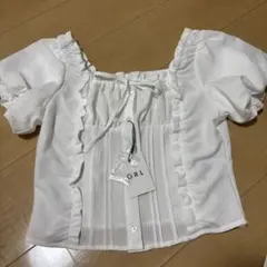GRL フリルブラウス ホワイト Fのサムネイル