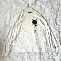エクストララージ◇大きいサイズ XL カットソー 長袖 ロンT プリント ロゴのサムネイル