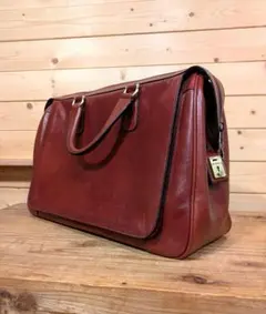 2WAY　MARUEM社製 GRANDEE オールレザー ボストンバッグ 鍵付