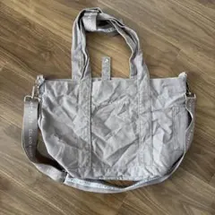 【美品】GELATO PIQUE グレー マザーズバッグ ポーチ付き