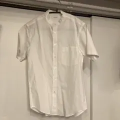 ［新品］BEAUTY&YOUTHノーカラー半袖シャツ　XS