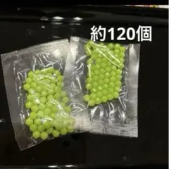 78 アクアビーズ ポリゴンビーズ ライムグリーン パステル