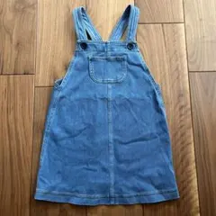 美品☆無印良品デニムサロペット　100㎝