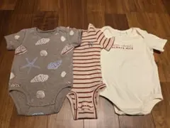 ベビーボディスーツ3点セット 80cm