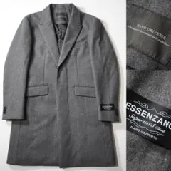 未着用 ナノユニバース　チェスターコート　ESSENZANO Super100s