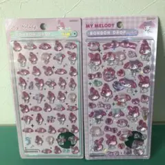 送料無料　ボンボンドロップシール マイメロディ サンリオ 正規品 サンスター2点