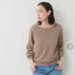 【2025年購入！定価26,400円】ラクーンボートネックニットプルオーバー