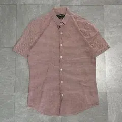 vintage Topman半袖シャツ S 幾何学模様 トルコ製 アメカジ 古着