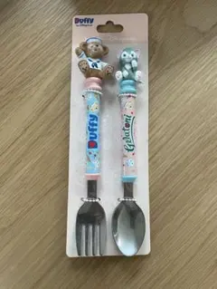 新品未使用 香港ディズニー ダッフィー ジェラトーニ カトラリー Disneyのサムネイル