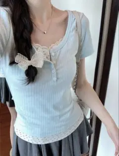 レイヤード Tシャツ SHEIN