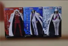 ONEPIECE フィギュア 海軍３種類セット＋ルフィ必殺技完全再現フィギュア