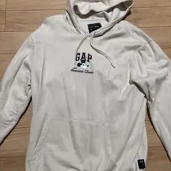 GAP Athletic ロゴ パーカー ホワイト