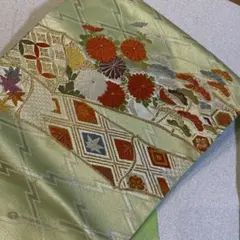 062922 まとめ不可　刺繍　9寸　名古屋帯のサムネイル