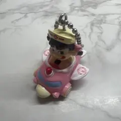 不二家 ペコちゃん FUJIYA ナースペコちゃん 救急車キーホルダー