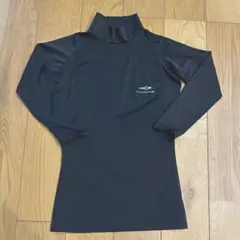 TIGORAハイネック 長袖 アンダーシャツ 黒　110