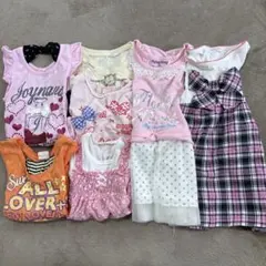 100cm 女の子 ❤️まとめ売り 7点セット♡ガーリー系 リボン多め♪夏服