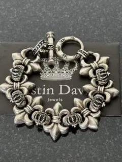 定価44万☆清春着用Justin Davis ユリモチーフブレスレット S - メルカリ