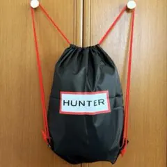 HUNTERハンター 新品 美品 ナップザック リュック 黒 バックパックのサムネイル