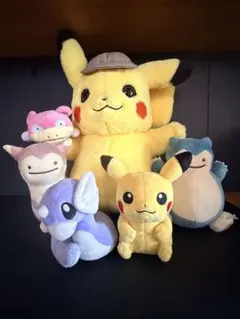 名探偵ピカチュウ ぬいぐるみ 特大サイズのサムネイル