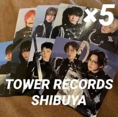 &TEAM We on Fire タワレコ 渋谷 ラキドロ 特典 コンプ ×5