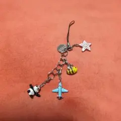 ANA　コレクタ　チャーム　セット パンダ・飛行機・ミツバチ・星　ストラップのサムネイル