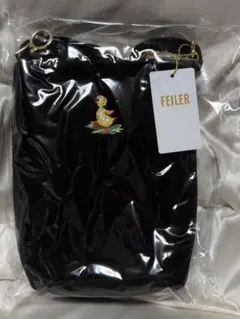 【完売品】フェイラーFEILERミニショルダーバッグ(ブラック)_裏ハイジのサムネイル
