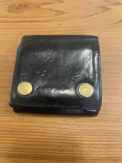 ROTAR　二つ折り財布　マネークリップ　ブラック　レザー　ウォレット　黒 ROTAR 二つ折り財布 マネークリップ ブラック レザー ウォレット 黒