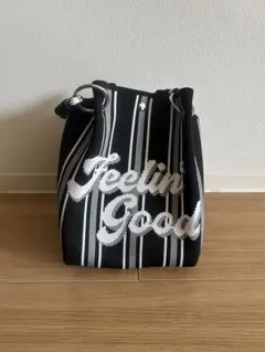 新品未使用♡ニットストライプハンドバッグ