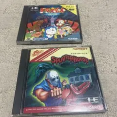 PCエンジン Huカード ドラえもん スプラッターハウス 2本セット