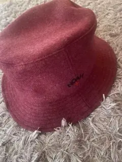 NOAH バケットハット バーガンディ