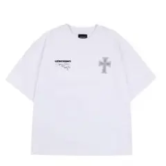 RHINESTONE S/S TEE - WHITE_BLACK / L - メルカリ