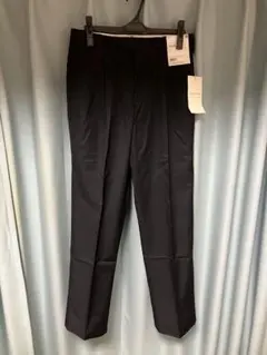 新品 ドライエクストラファインコットンツータックパンツ 紺色 79×85のサムネイル