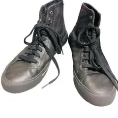 美品 DIESEL パーフォレイテッドロゴ レザー S-DESE 26.5cm