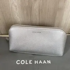 COLE HAAN シルバーポーチ　未使用のサムネイル