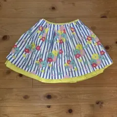 花柄ストライプフレアスカートのサムネイル