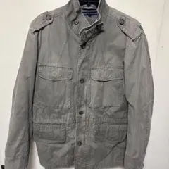 TOMMY HILFIGER グレー ミリタリージャケット