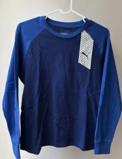 頑*♡様 PUMA 長袖カットソー ネイビー/ブルー 150 プーマロンT キッ