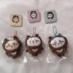 マレーグマを被ったちいかわハチワレうさぎマスコット Aセット