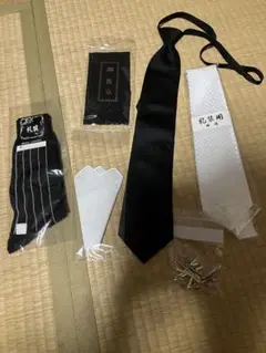 礼服ネクタイ　タイピンセット