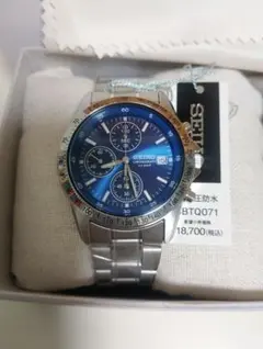 SEIKO SBTQ071ブルー文字盤 時計 スピリット セイコー 腕時計 メンズ SBTQ071 クロノグラフ