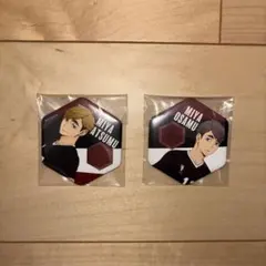 ハイキュー!! 宮侑 宮治 缶バッジ 2個セット