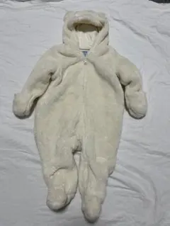 babyGAP くま耳 フード付き ボア ジャンプスーツ 60サイズ